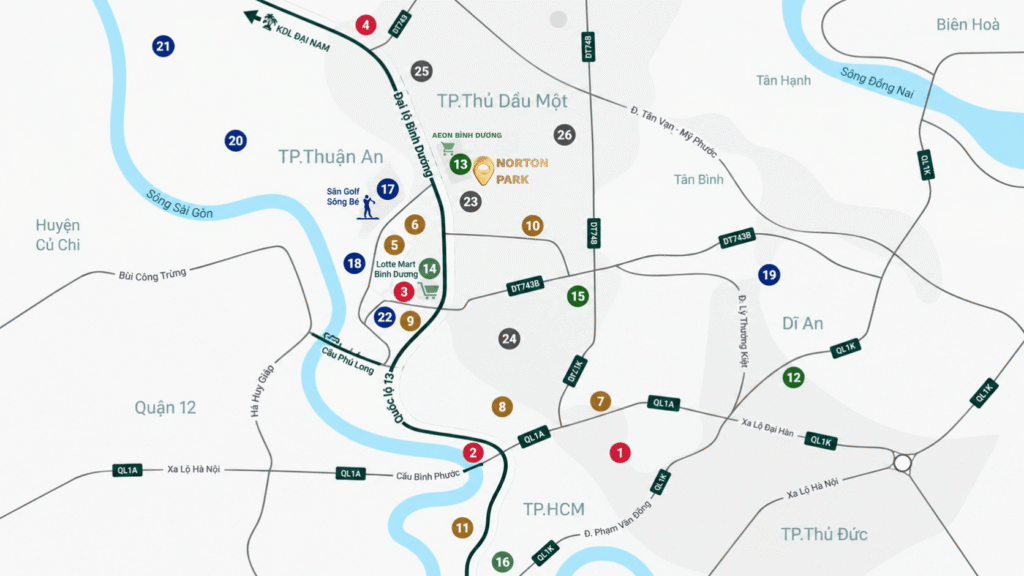 Vị trí dự án norton park